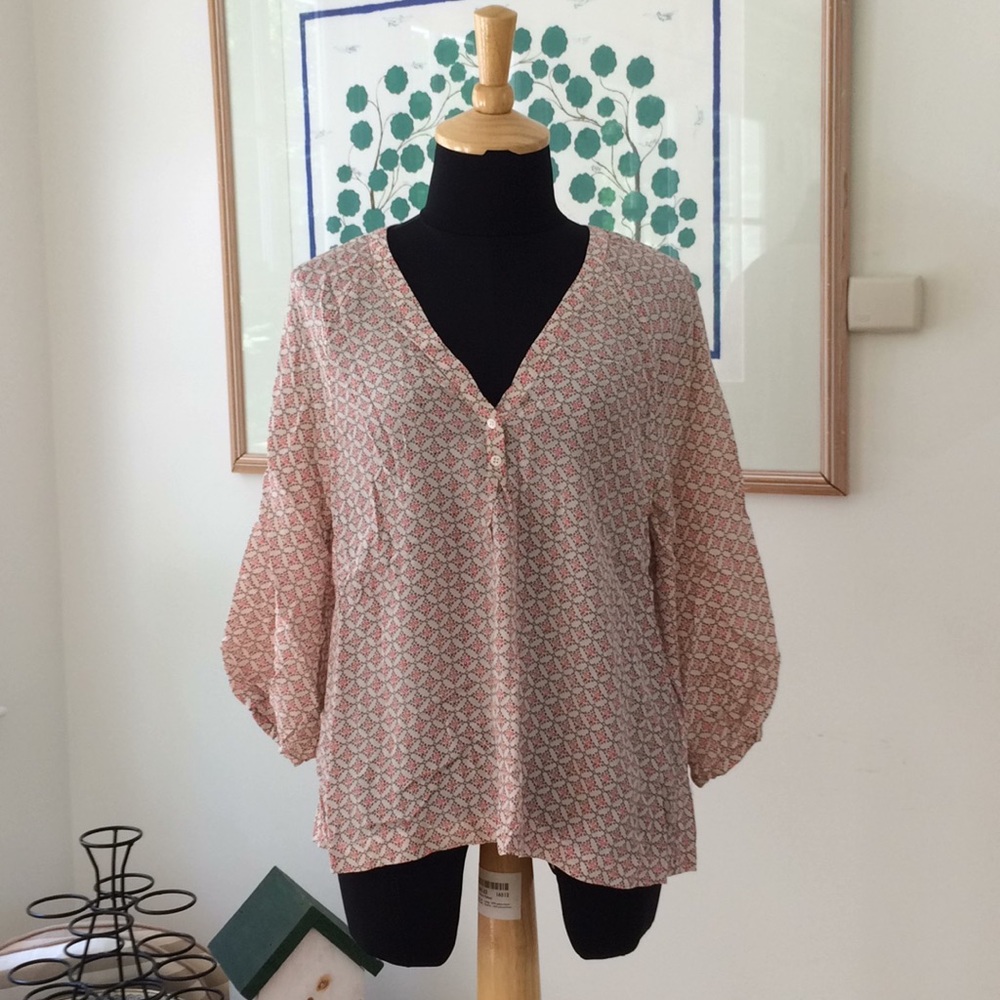 Silk 3/4 Sleeve Joie Blouse